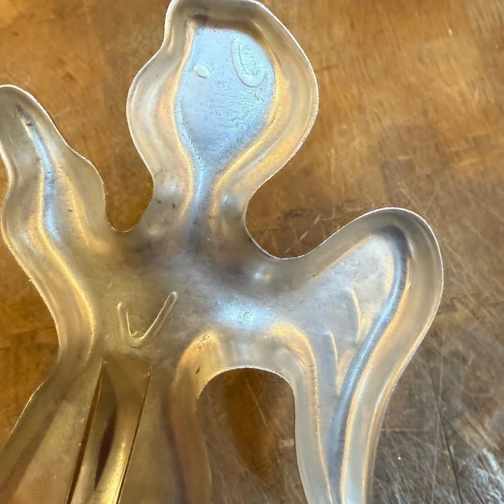 Vintage Silver Angel Cookie Cutter